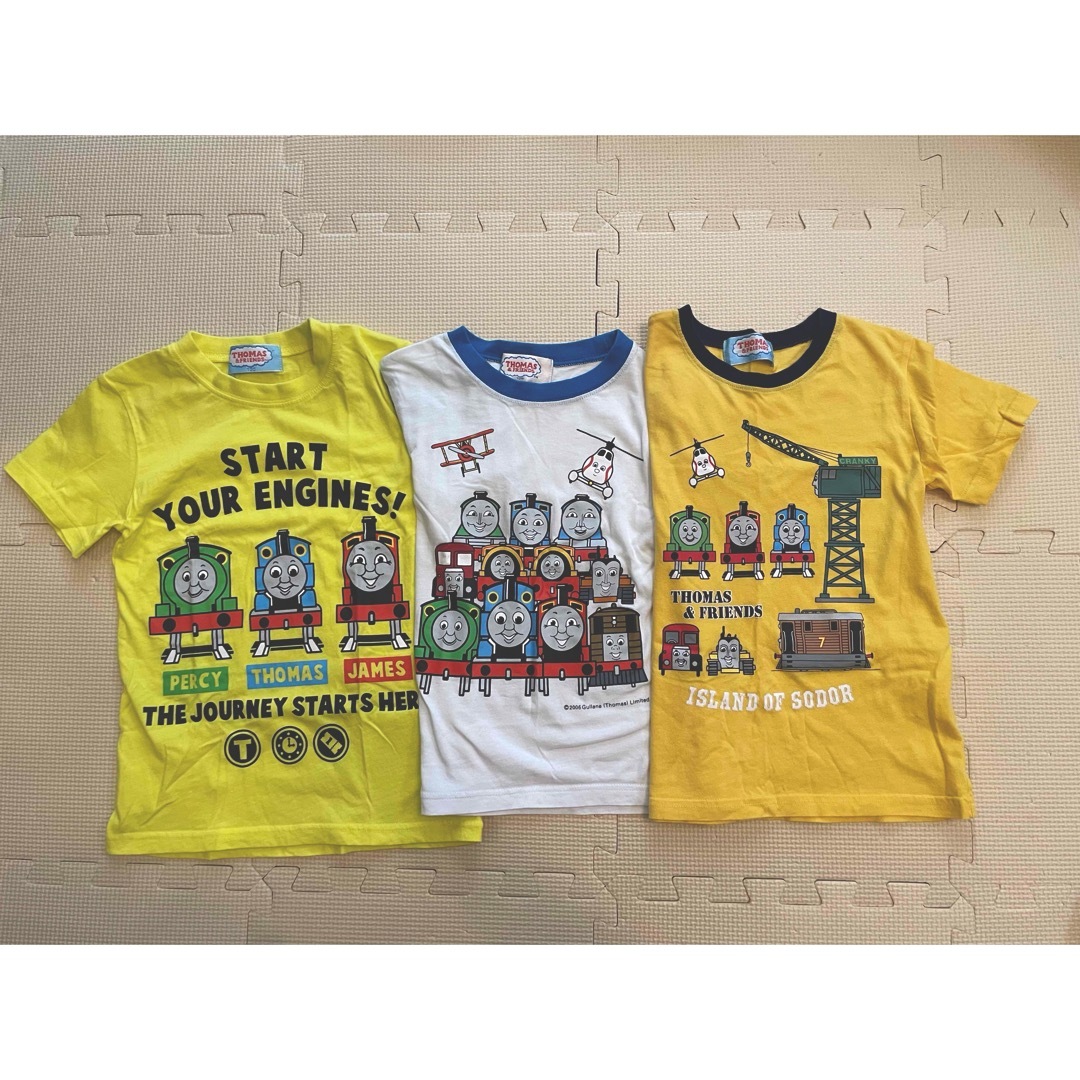 THOMAS(トーマス)のトーマスTシャツ3枚セット120cm キッズ/ベビー/マタニティのキッズ服男の子用(90cm~)(Tシャツ/カットソー)の商品写真