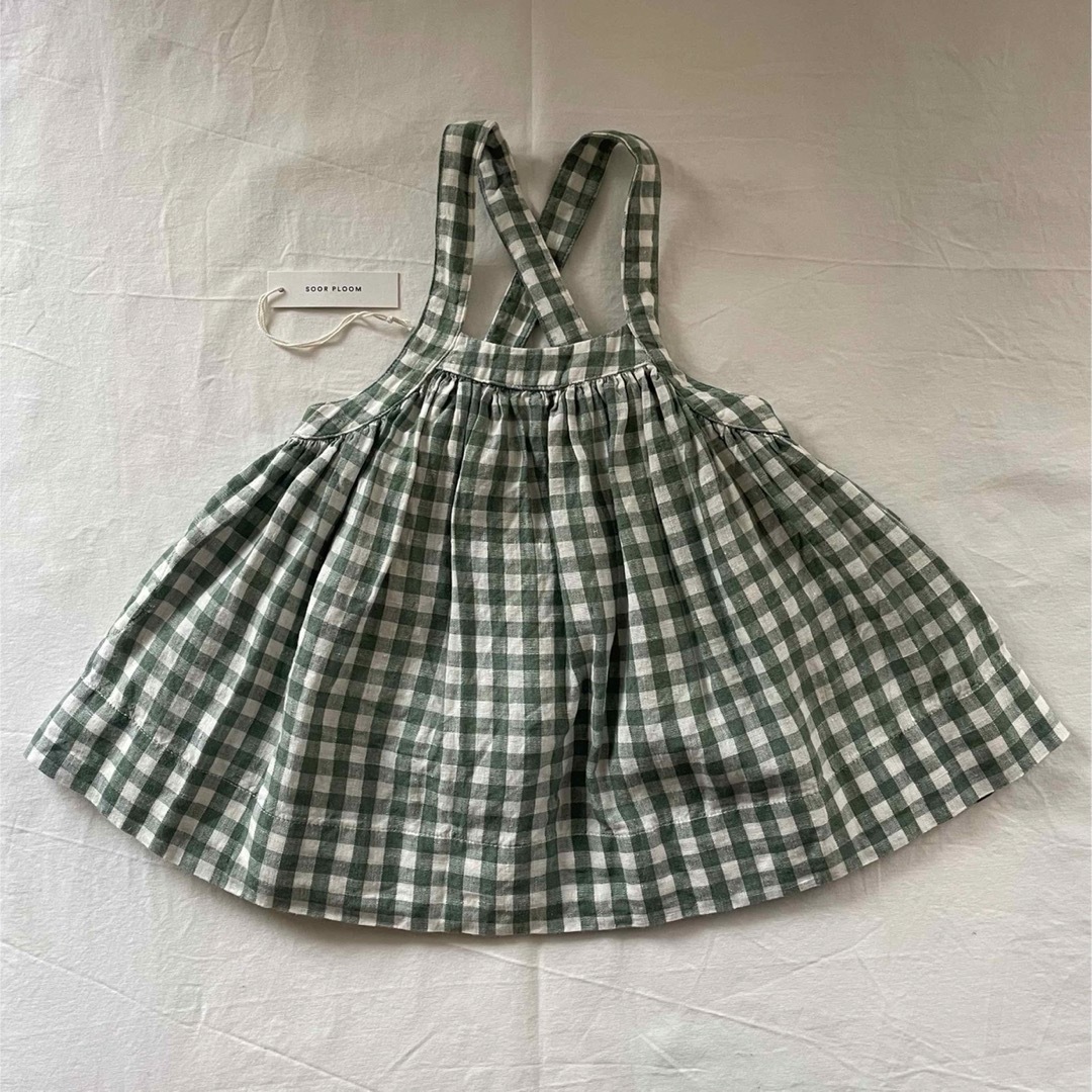 SOOR PLOOM(ソーアプルーム)のSoorPloom Eloise Gingham 3y 吊りスカート ギンガム キッズ/ベビー/マタニティのキッズ服女の子用(90cm~)(スカート)の商品写真