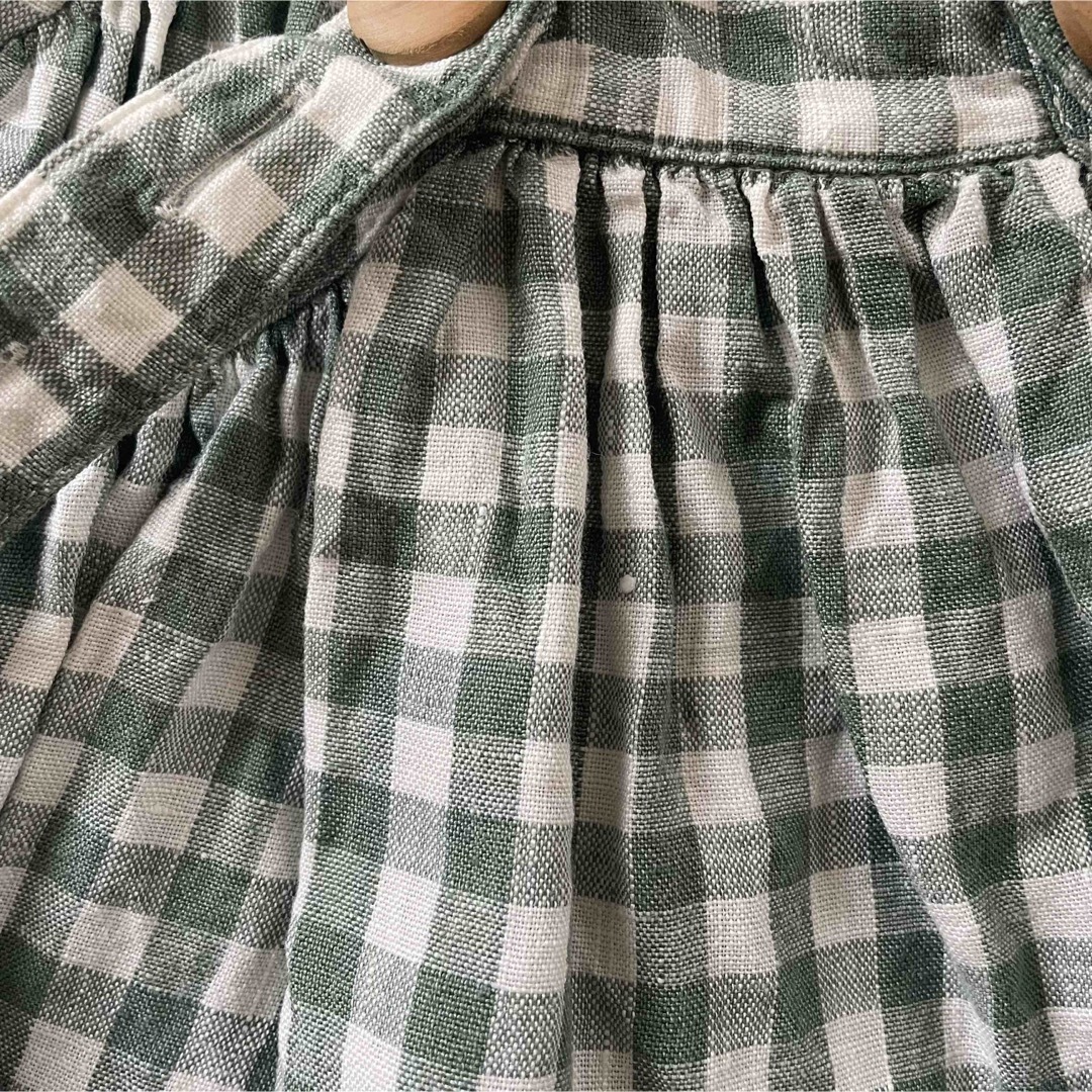 SOOR PLOOM(ソーアプルーム)のSoorPloom Eloise Gingham 3y 吊りスカート ギンガム キッズ/ベビー/マタニティのキッズ服女の子用(90cm~)(スカート)の商品写真