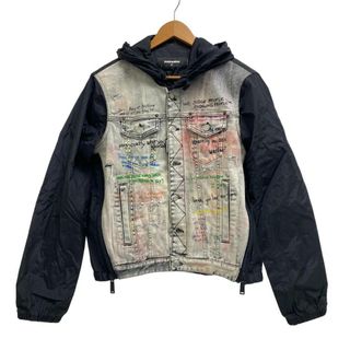 ディースクエアード(DSQUARED2)のディースクエアード DSQUARED2 デニムジャケット
  DAN JEAN S71AN0343 22SS ブラック(Gジャン/デニムジャケット)