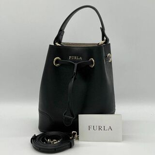 フルラ(Furla)の✨️極美品✨FURLA STACY mini ハンドバッグ 2way ブラック(ハンドバッグ)