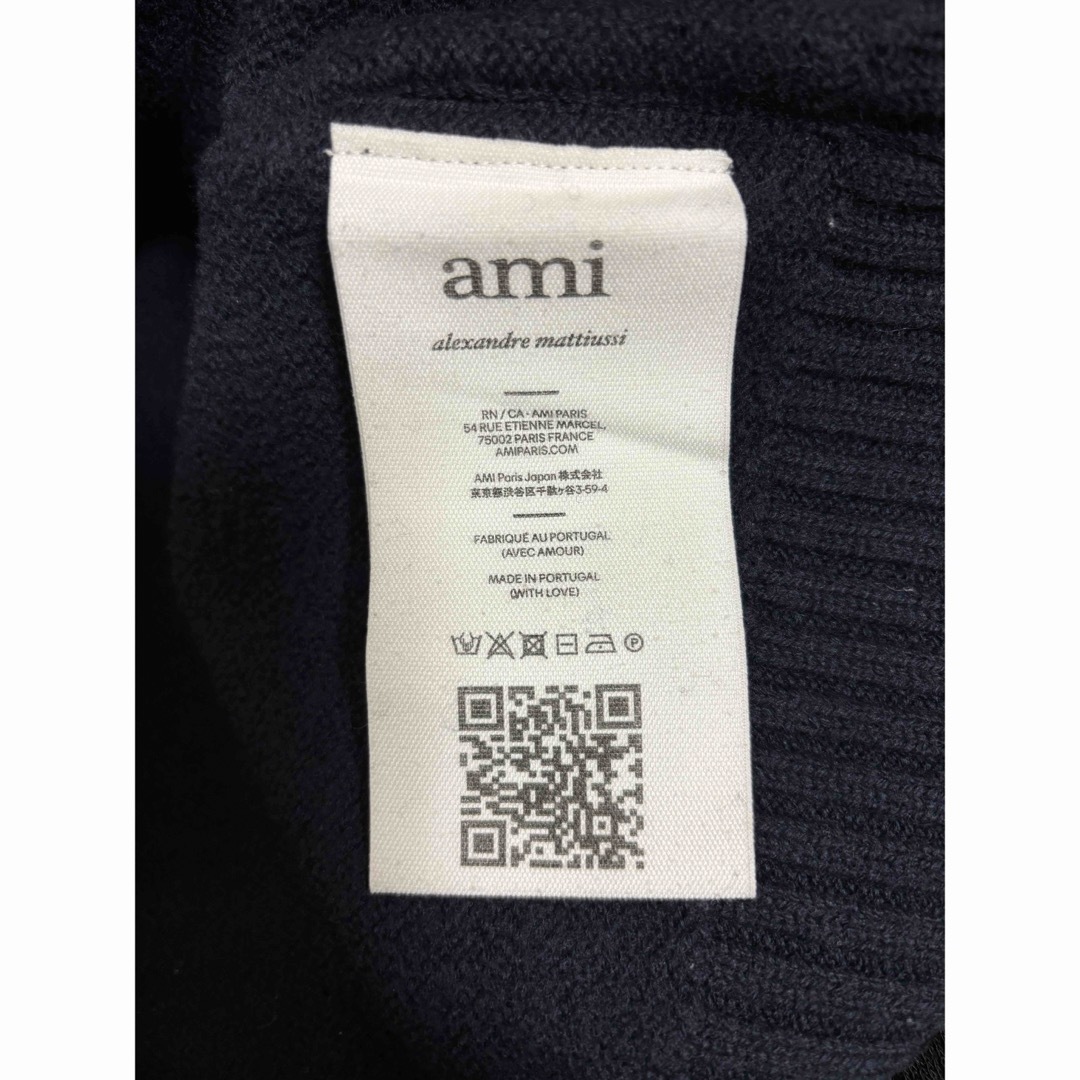 ami(アミ)のアミパリス Amiparis Ami de Coeur セーター ネイビー レディースのトップス(ニット/セーター)の商品写真