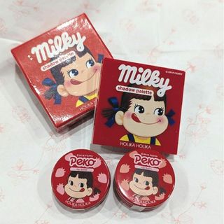 ホリカホリカ(Holika Holika)の未使用　ホリカホリカペコちゃんコラボ アイシャドウ リップバーム 3点セット(アイシャドウ)