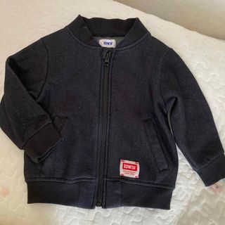 【美品】EDWIN フリースジャケット　パーカー　トレーナー　裏起毛　95