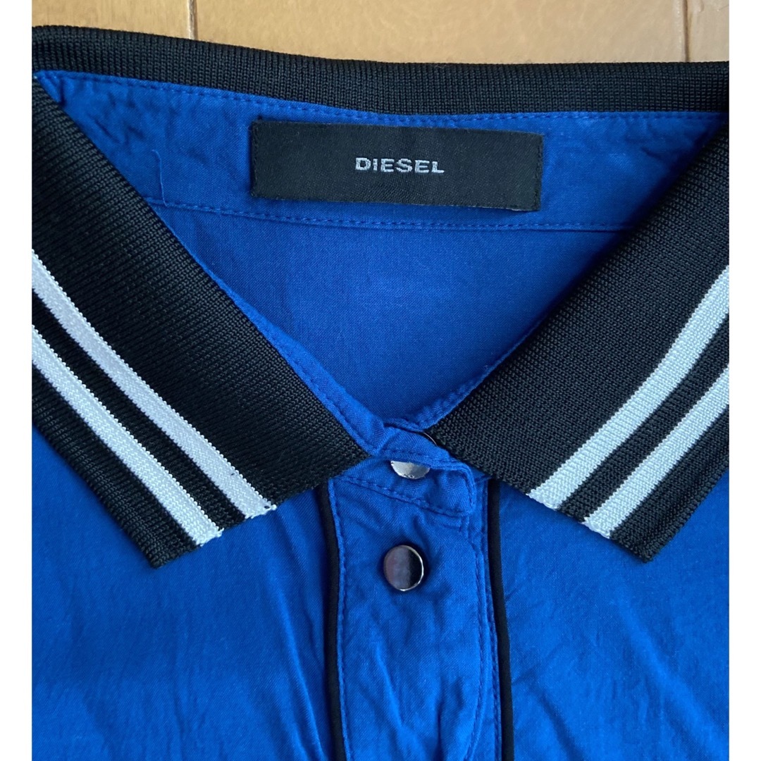 DIESEL(ディーゼル)のDIESEL ディーゼル 半袖 ポロシャツ ブラウス レーヨン100% XXS メンズのトップス(ポロシャツ)の商品写真