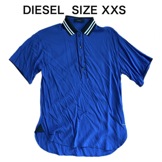 DIESEL - DIESEL ディーゼル 半袖 ポロシャツ ブラウス レーヨン100% XXS