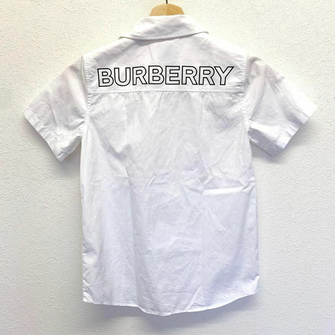 BURBERRY(バーバリー)の3096 美品 完売品 バーバリーロンドン キッズ シャツ 半袖10Y キッズ/ベビー/マタニティのキッズ服男の子用(90cm~)(ブラウス)の商品写真