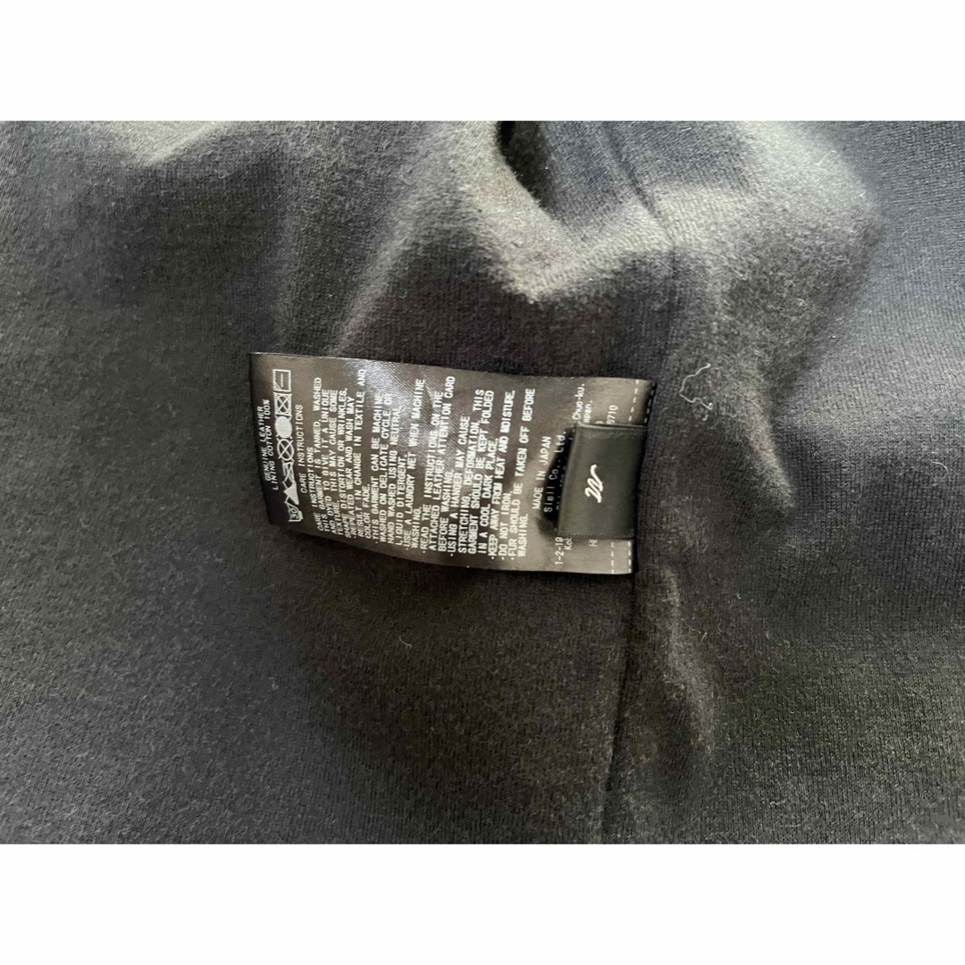 美品】sisii シシ シングルライダース ブラック ジャケット/アウター 美品】sisii シシ シングルライダース ブラック ジャケット/アウター