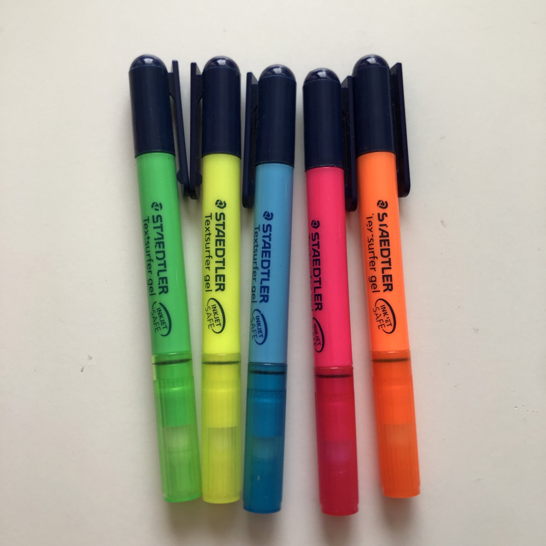 STAEDTLER(ステッドラー)のステッドラー　蛍光マーカー　STEADLER Textsurfer gel インテリア/住まい/日用品の文房具(ペン/マーカー)の商品写真