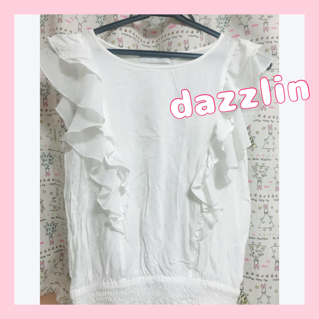 dazzlin(ダズリン)のdazzlin フリルシャツ レディースのトップス(シャツ/ブラウス(半袖/袖なし))の商品写真