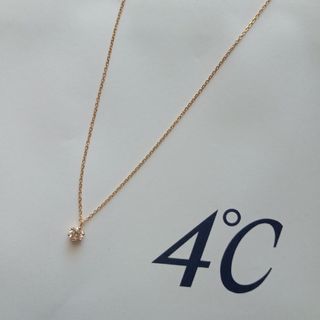 ヨンドシー(4℃)の4℃  K18ダイヤモンドネックレス(ネックレス)