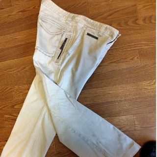 40s vintage slacks ストライプ サスペンダーボタンの通販｜ラクマ