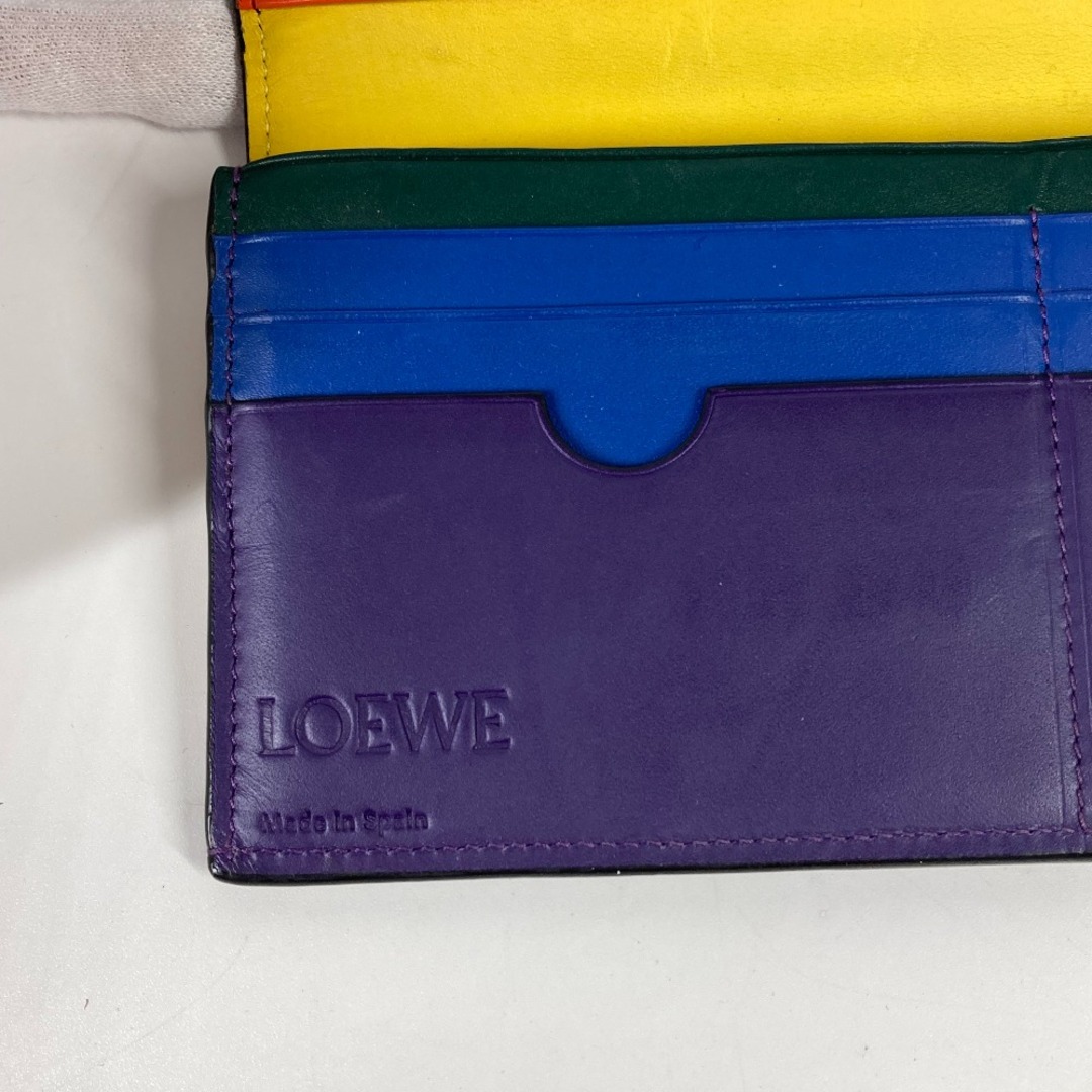 LOEWE - ロエベ LOEWE アナグラム ロングウォレット レインボー LOEWE - ロエベ LOEWE アナグラム ロングウォレット レインボー