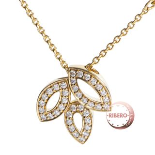 ハリーウィンストン(HARRY WINSTON)のHARRY WINSTON ハリーウィンストン リリークラスター ミニ ペンダント PEDYSM1MLC ネックレス【中古】(ネックレス)