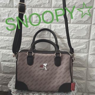 スヌーピー(SNOOPY)のSNOOPY☆2WAYミニボストンバッグ(ショルダーバッグ)