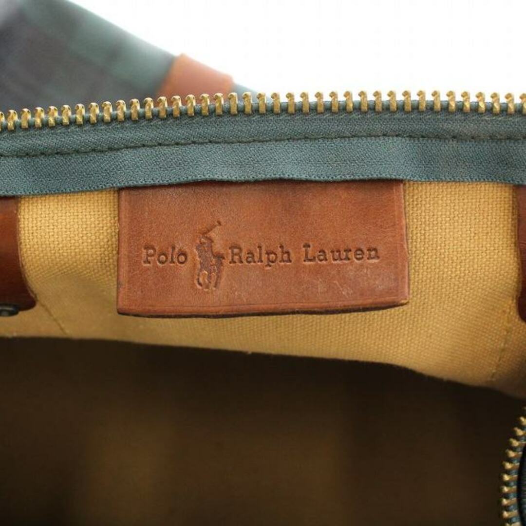 POLO RALPH LAUREN(ポロラルフローレン)のPOLO RALPH LAUREN ボストンバッグ ブラックウォッチ 緑 茶 メンズのバッグ(ボストンバッグ)の商品写真