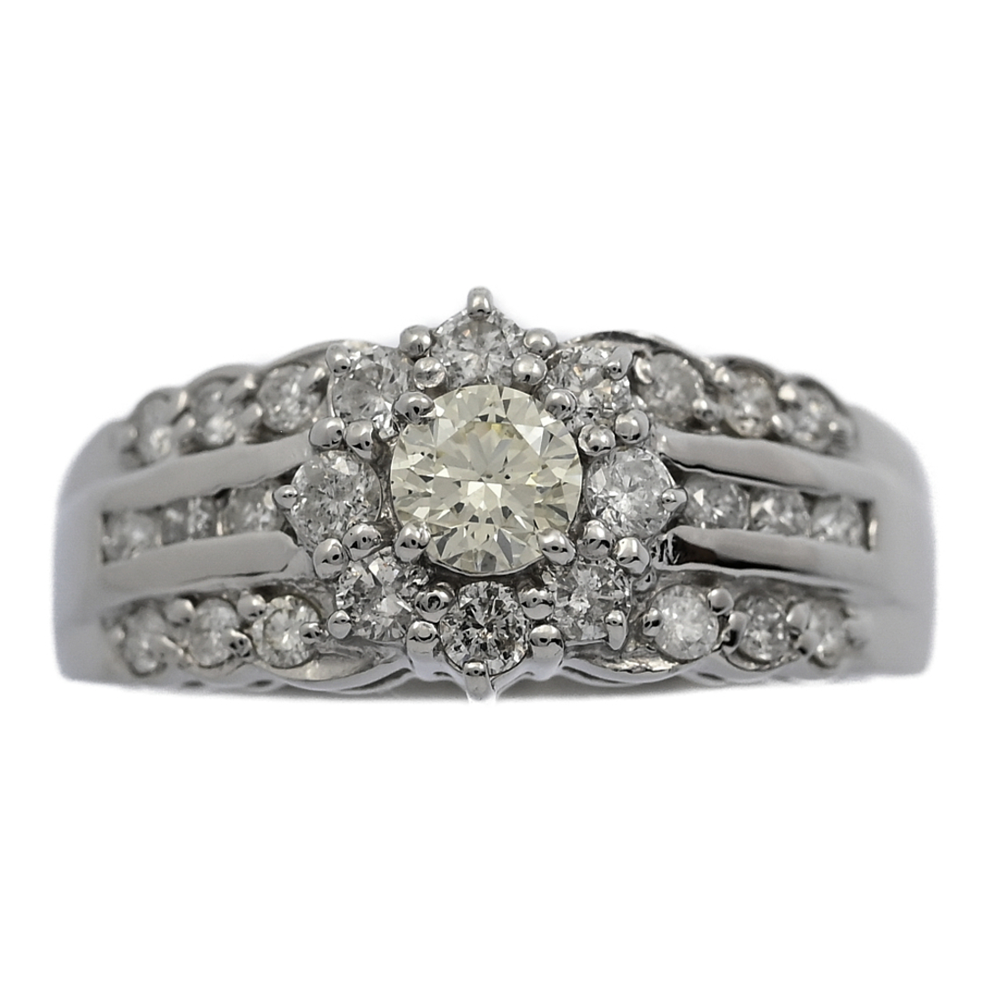 4月 誕生石 ダイヤモンド リング・指輪 レディースのアクセサリー(リング(指輪))の商品写真