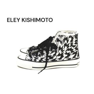 ☆ 新品！ELEY KISHIMOTO フラッシュ柄ハイカットスニーカー ☆