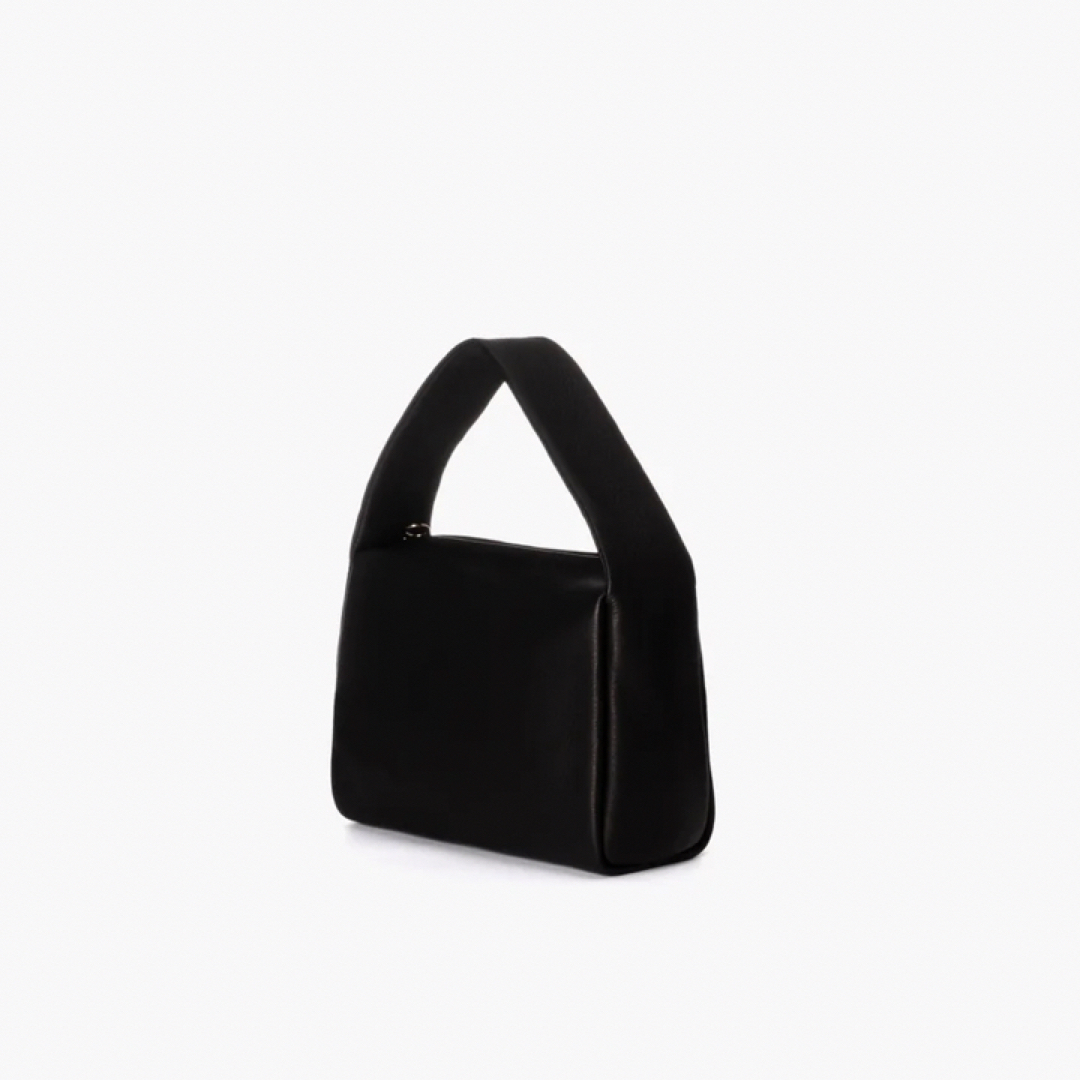 Hender Scheme(エンダースキーマ)のAeta アエタ 黒レザーハンドバッグ　DA60 ブラック レディースのバッグ(ハンドバッグ)の商品写真