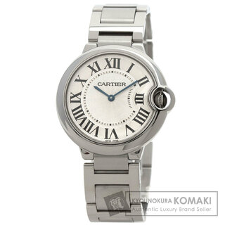 カルティエ(Cartier)のCARTIER W69011Z4 バロンブルー MM 36mm 腕時計 SS SS メンズ(腕時計(アナログ))
