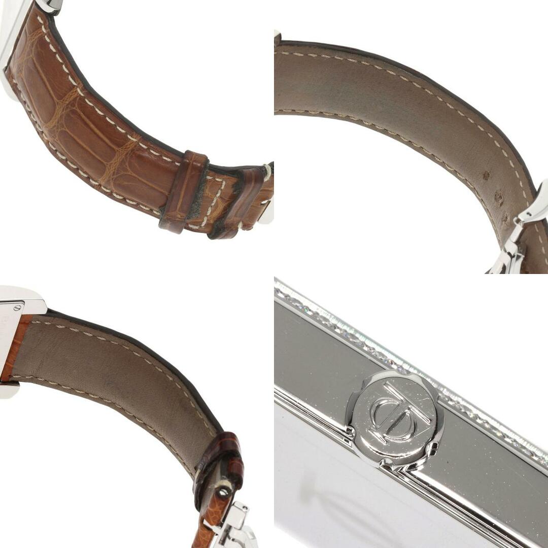 BAUME&MERCIER(ボームエメルシエ)のBaume & Mercier ハンプトン ベゼル ダイヤモンド 腕時計 SS 革 メンズ メンズの時計(腕時計(アナログ))の商品写真