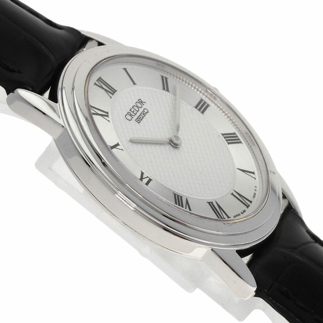 SEIKO(セイコー)のSEIKO 8J80-7020 クレドール シグノ 8J80-7020 腕時計 K18WG クロコダイル メンズ メンズの時計(腕時計(アナログ))の商品写真