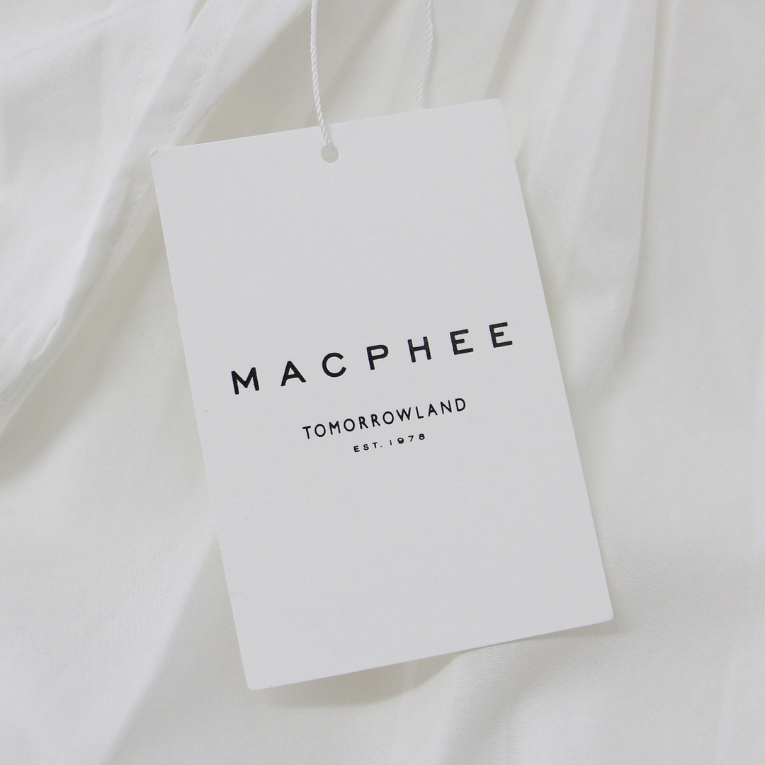 MACPHEE - 新品 MACPHEE マカフィー ブラウス シャツ ホワイト 白