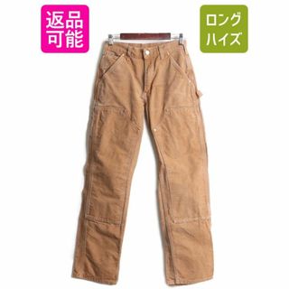 US企画 USA製 カーハート ダブルニー ブラウン ダック ペインター パンツ メンズ 28 32 / 古着 CARHARTT ワーク ストレート ヘビーウェイト(ペインターパンツ)