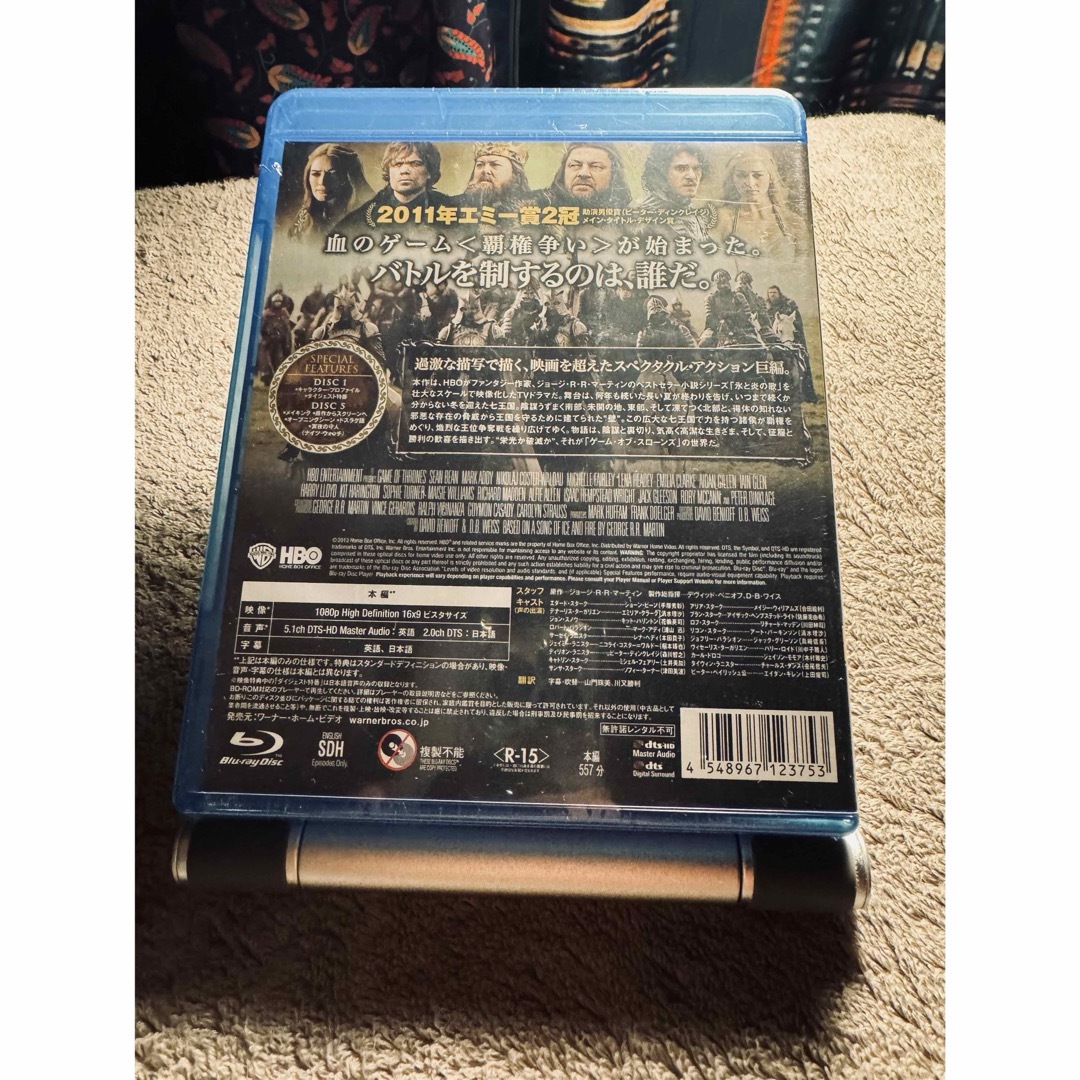 ゲームオブスローンズ　第一章　七王国戦記　コンプリートBOX　Blu-ray エンタメ/ホビーのDVD/ブルーレイ(TVドラマ)の商品写真