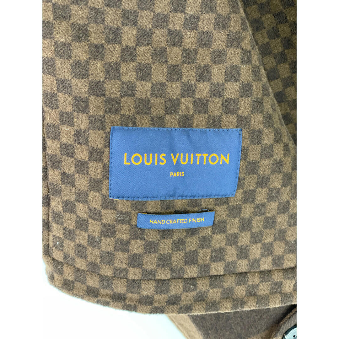 LOUIS VUITTON(ルイヴィトン)のルイヴィトン ｘNIGO【美品/国内正規/20年製】RM202M XEP HJC03W ジャイアントダミエ ショートダッフル 52 メンズのジャケット/アウター(ダッフルコート)の商品写真