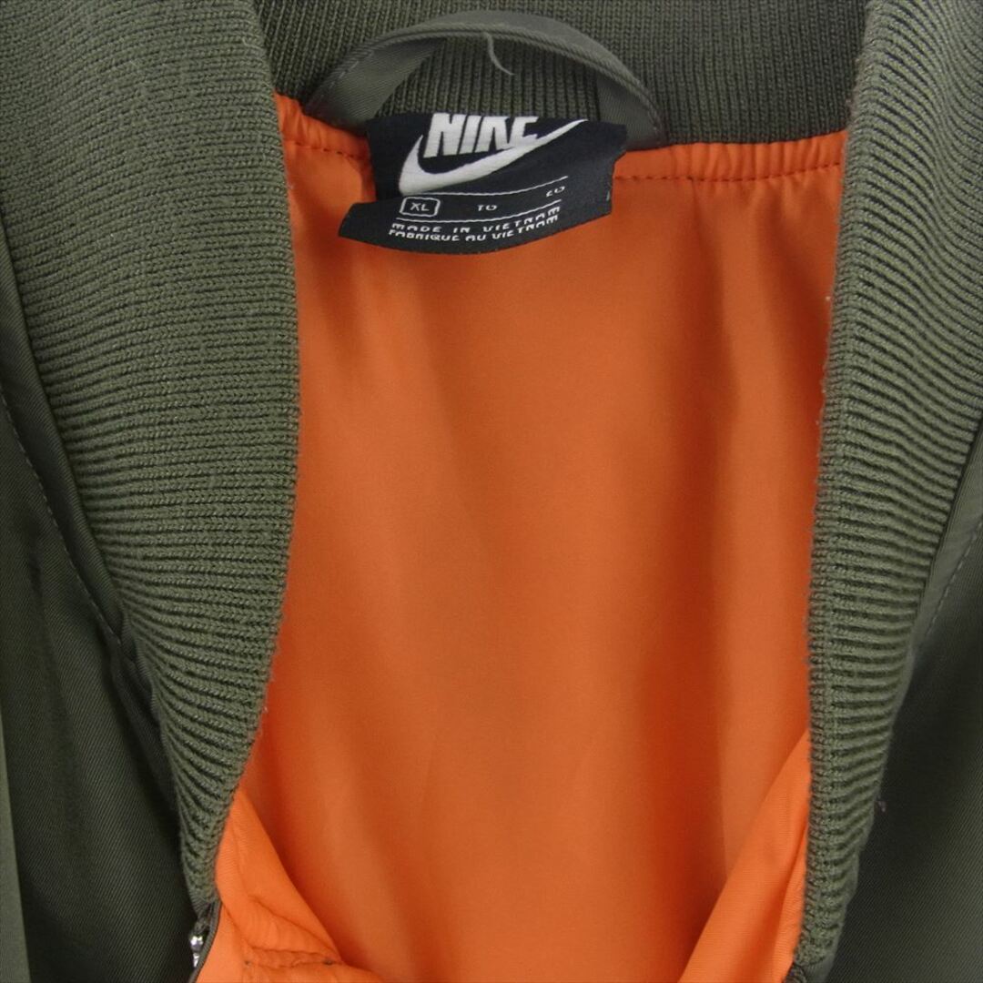 NIKE(ナイキ)のNIKE ナイキ ジャケット 20AW CZ1671-380 PUNK PACK BOMBER JACKET パンク パック ボンバー ジャケット メタルロゴ カーキ系 XL【中古】 メンズのジャケット/アウター(その他)の商品写真