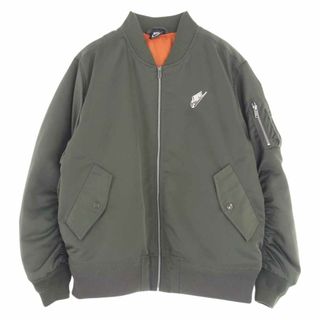 ナイキ(NIKE)のNIKE ナイキ ジャケット 20AW CZ1671-380 PUNK PACK BOMBER JACKET パンク パック ボンバー ジャケット メタルロゴ カーキ系 XL【中古】(その他)