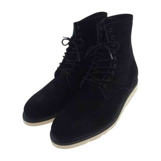 MINEDENIM マインデニム ブーツ MGK-004-99-412 Suede Leather Zipper Unit Military Boots スエード レザー ジッパーユニット ブーツ ブラック系 41【極上美品】【中古】(ブーツ)