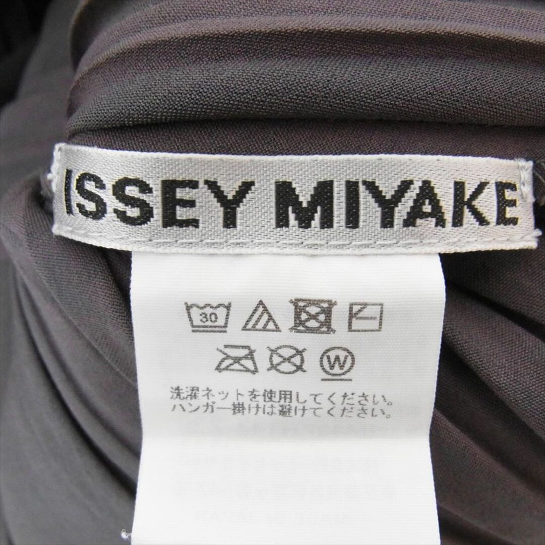 ISSEY MIYAKE(イッセイミヤケ)のISSEY MIYAKE イッセイミヤケ 23AW IM33FH144 Rhythmic Pleats DresS プリーツ ロングスリーブ ワンピース ドレス ブラック系 2【中古】 レディースのワンピース(その他)の商品写真