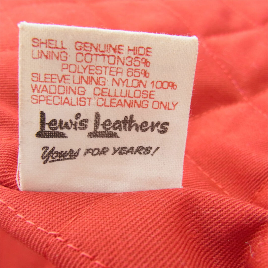 Lewis Leathers(ルイスレザー)のLewis Leathers ルイスレザー ジャケット レザー ライトニング ダブル ライダース ジャケット ブラック系 36【中古】 メンズのジャケット/アウター(その他)の商品写真