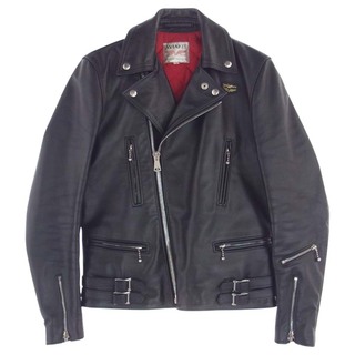 ルイスレザー(Lewis Leathers)のLewis Leathers ルイスレザー ジャケット レザー ライトニング ダブル ライダース ジャケット ブラック系 36【中古】(その他)