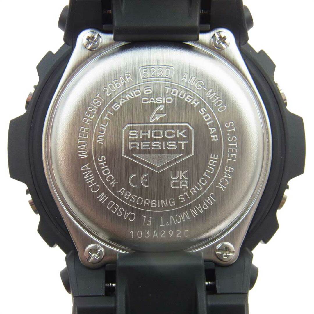 G-SHOCK(ジーショック)のG-SHOCK ジーショック 時計 AWG-M100-1AJF MULTI BAND 6 マルチバンド6 ソーラー デジタル アナログ  デジアナ ウォッチ 腕時計 ブラック系【極上美品】【中古】 メンズの時計(腕時計(アナログ))の商品写真