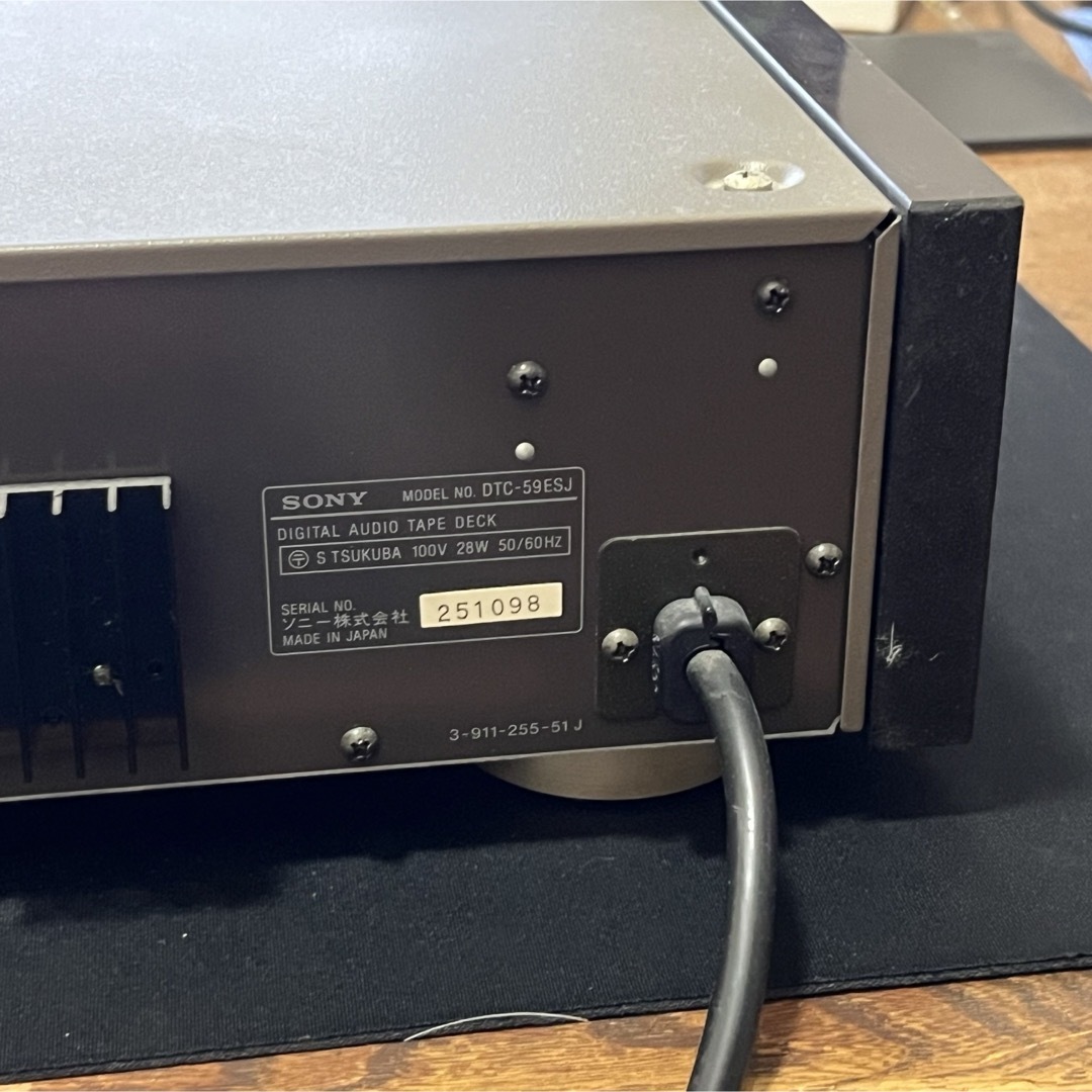 SONY DATデッキ 59ESJ 中古品 SONY DATデッキ 59ESJ 中古品