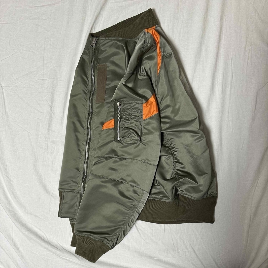 sacai(サカイ)のsacai 20SS MA-1 ナイロン ブルゾン ボンバー ジャケット デニム メンズのジャケット/アウター(ブルゾン)の商品写真