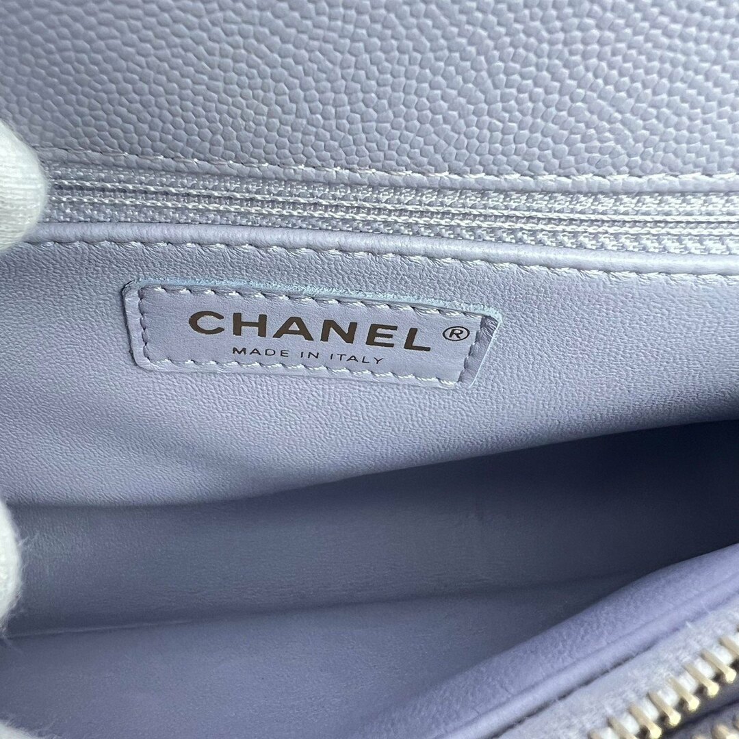 CHANEL(シャネル)の極美品 CHANEL シャネル ココハンドル 2WAYバッグ パープル レディースのバッグ(ショルダーバッグ)の商品写真