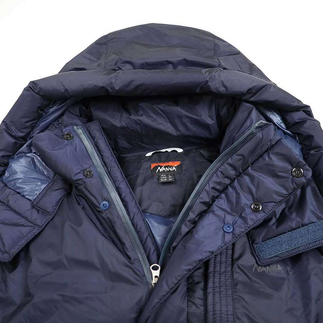 NANGA(ナンガ)のNANGA ナンガ AURORA LIGHT UTILITY DOWN JACKET ダウンジャケット  ネイビー L メンズのジャケット/アウター(ダウンジャケット)の商品写真