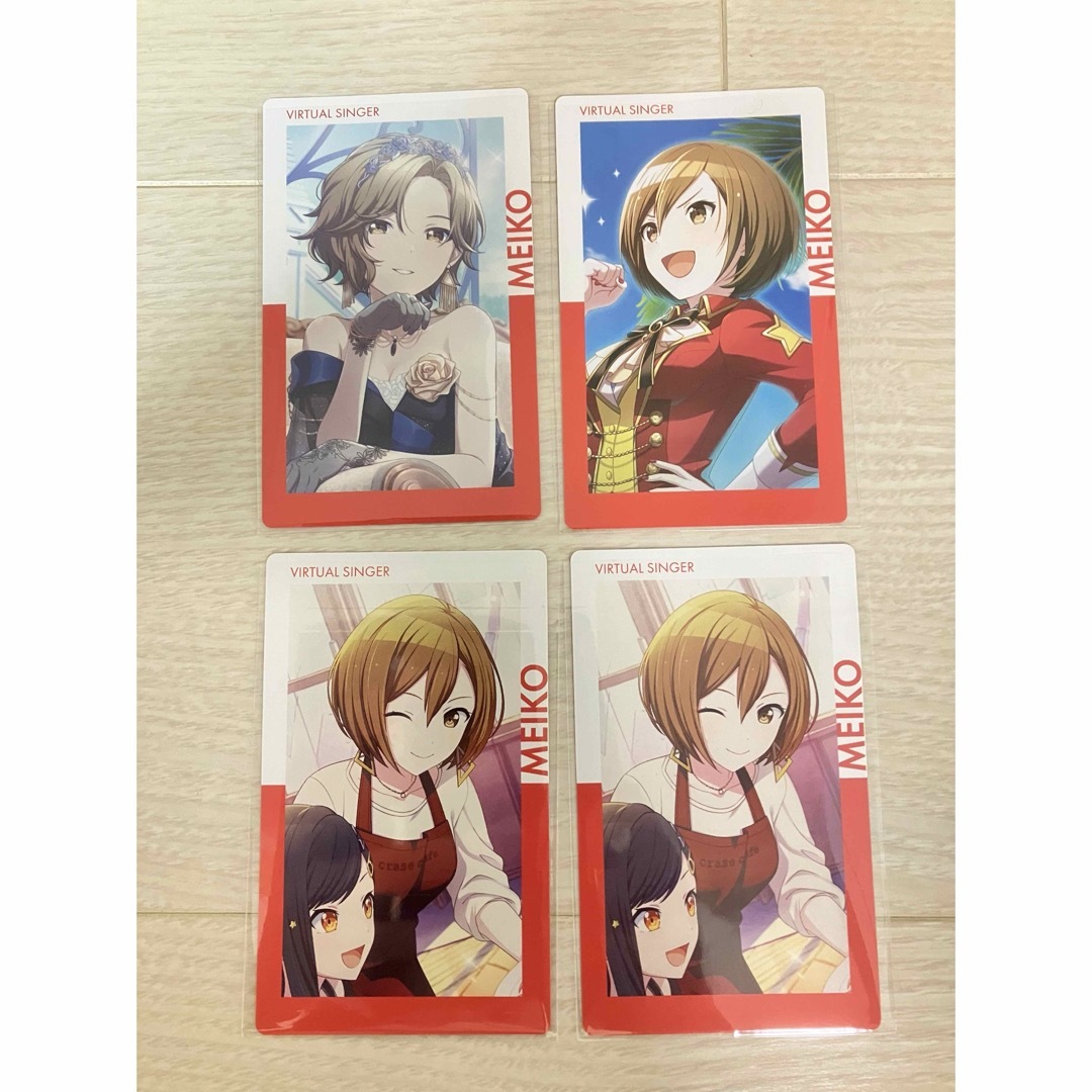 プロセカ　MEIKO  エピカ　4枚セット エンタメ/ホビーのおもちゃ/ぬいぐるみ(キャラクターグッズ)の商品写真