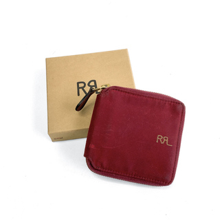 ダブルアールエル(RRL)の23FW 新品 RRL ダブルアールエル オイルクロス ジップ ウォレット 財布(折り財布)