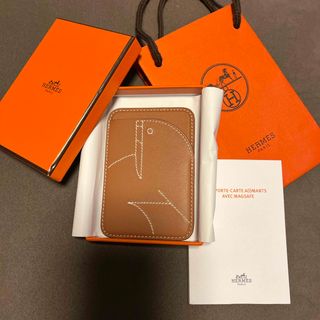 エルメス(Hermes)の[HERMES]エルメス　カードケース(magSafe)iPhoneシュヴァル(パスケース/IDカードホルダー)