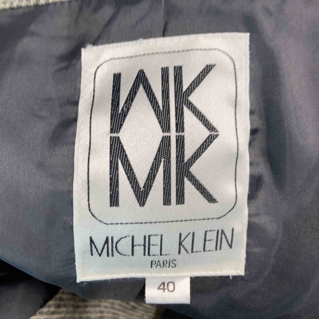 MICHEL KLEIN(ミッシェルクラン)のMICHEL KLEIN レディース ミッシェルクラン ステンカラーコート ハーフコート ジャケット センターベント レディースのジャケット/アウター(ロングコート)の商品写真