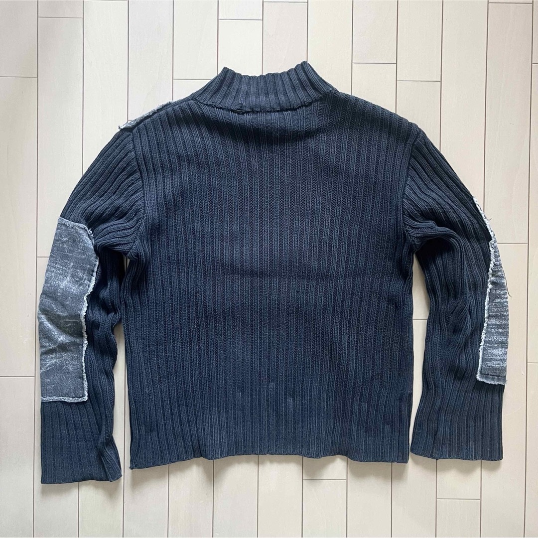 HIGH NECK DESIGN KNIT メンズのトップス(ニット/セーター)の商品写真