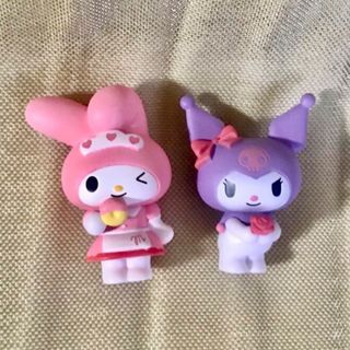 サンリオ(サンリオ)のサンリオ💕マイメロ & クロミ💕マイカラー フィギュア💕スイート&ローズピンク(キャラクターグッズ)