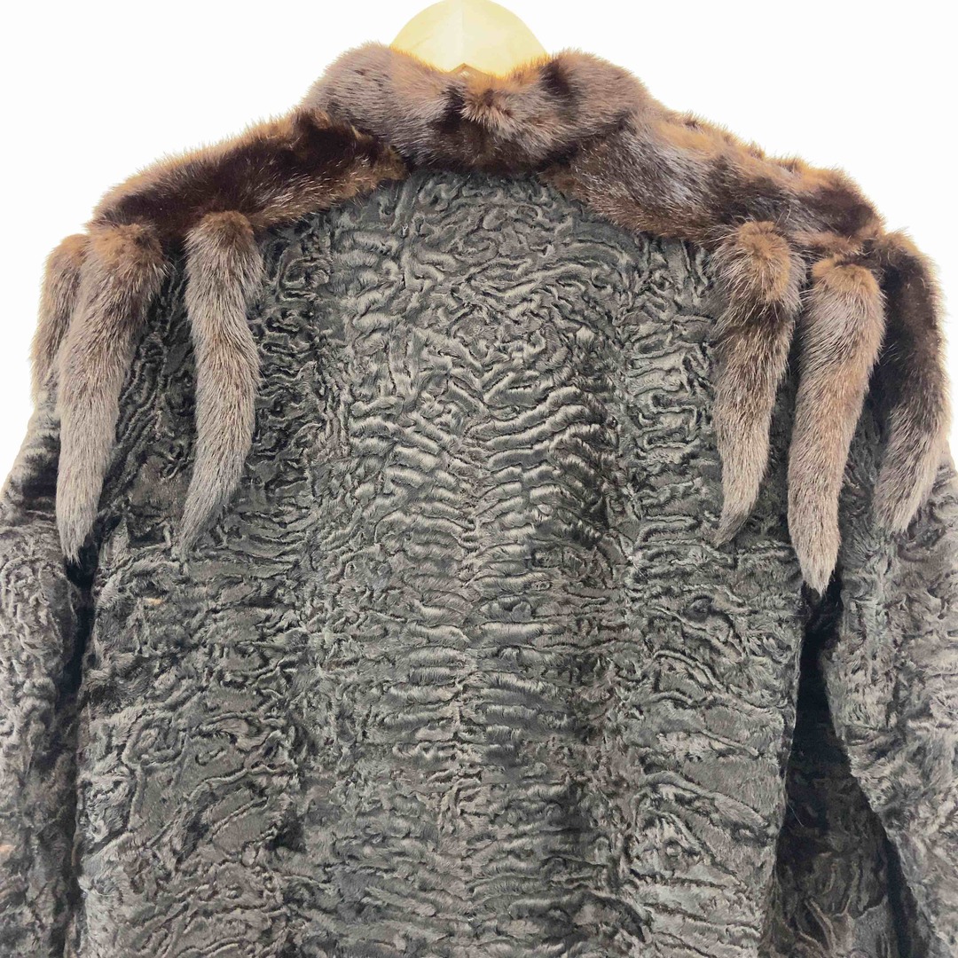 SPRUNG FRERES スプラングフレール レディース  毛皮 ファーコート フランス製 ハーフ ブラウン レディースのジャケット/アウター(毛皮/ファーコート)の商品写真