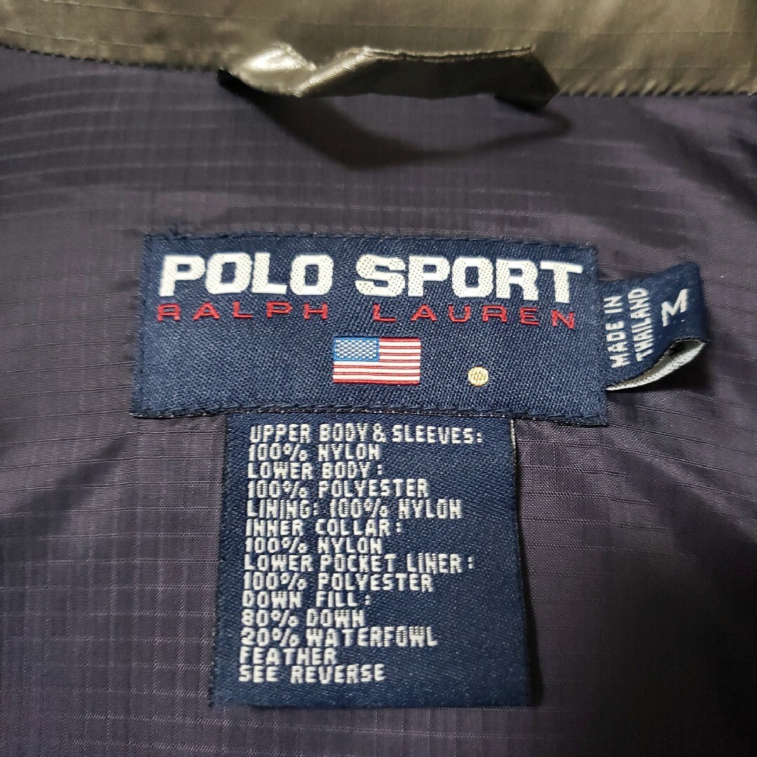 POLO RALPH LAUREN(ポロラルフローレン)の激レア 90’s vintage ポロスポーツ シルバーシリーズ ダウンJKT メンズのジャケット/アウター(ダウンジャケット)の商品写真