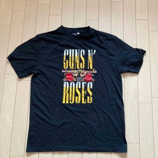 GUNS N' ROSES ガンズアンドローゼス 黒 バンドTシャツ(Tシャツ(半袖/袖なし))